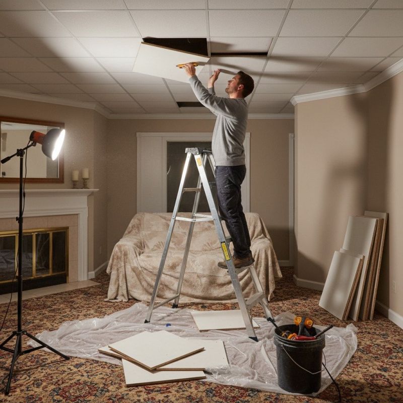 Suspended Ceiling Repair in Longmont, CO