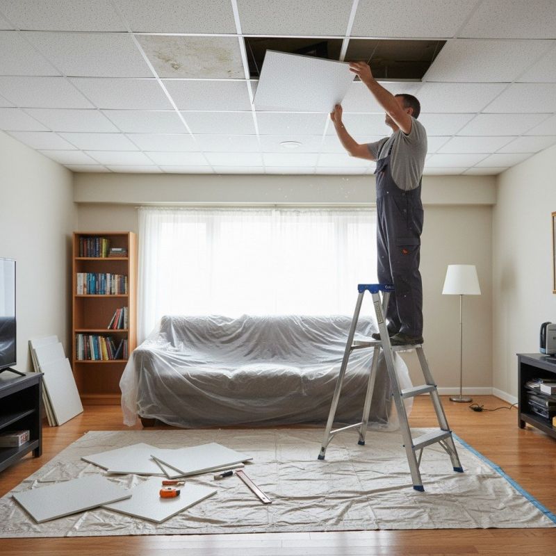 Suspended Ceiling Repair in Longmont, CO