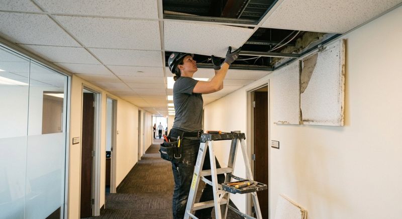 Ceiling Tile Replacement Service